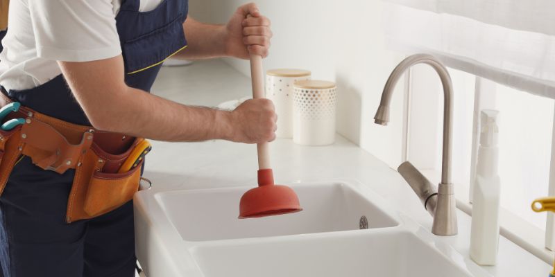 Como desentupir pia de cozinha em Santo André